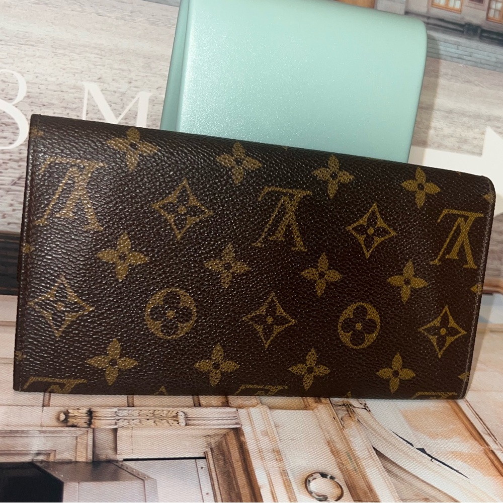 Louis Vuitton monogram envelope flap wallet - Picture 2 of 9